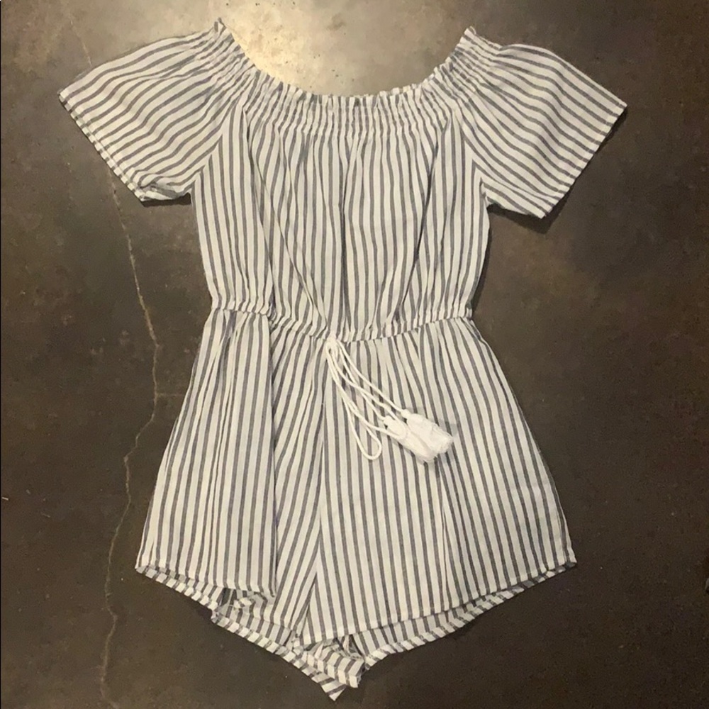 Off the shoulder romper